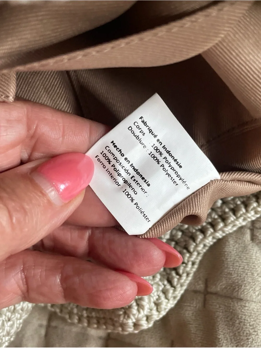 The Sak cream crochet
